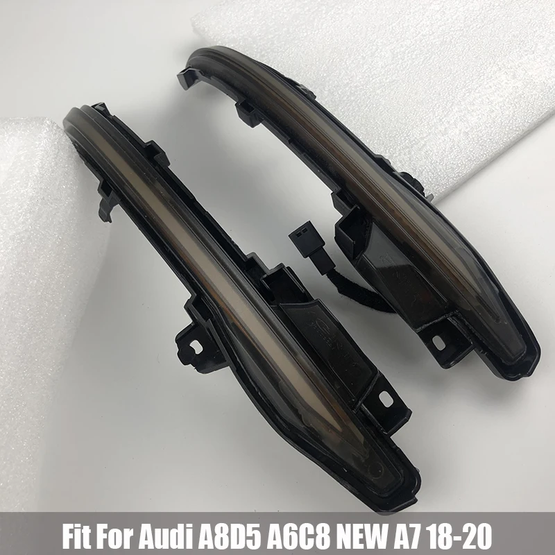 Поворотный сигнал для Audi A6 C8 4K A7 4K8 A8 D5 2018 2019 светодиодная подсветка бокового