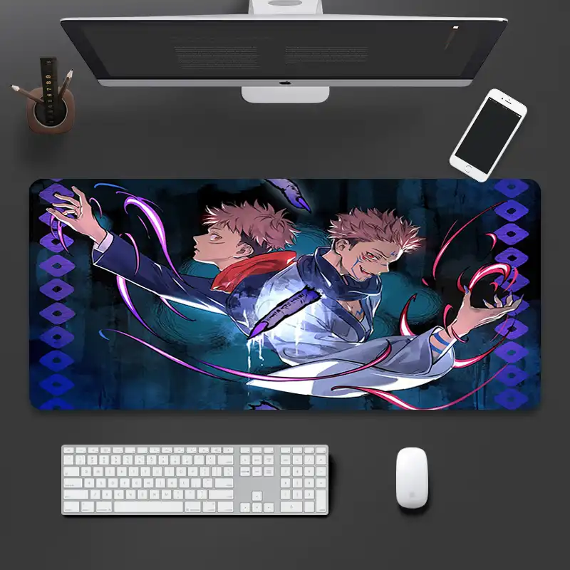 アニメマウスパッドゲーミングデスクマット非スリップクリエイティブキーボードマットdeskpadマウスパッドマット柔術kaisen用コンピュータ マウスパッド Aliexpress