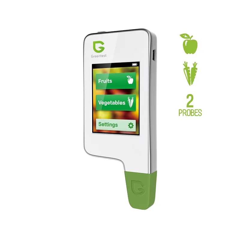 Домашняя еда нитратный тестер, Greentest-1 кухня цифровой детектор пищи для 64 видов фруктов и овощей-высокий тестер точности - Цвет: Greentest 1 White