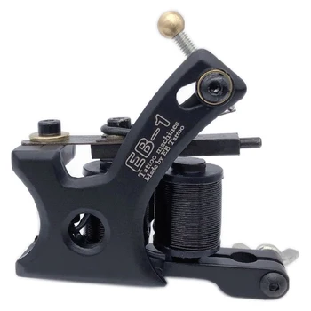 

Wire Cutting Coils Tattoo Machine 10 Wraps Professional For Tattoo Liner And Shader Black Color Iron For Tattoo Supplies