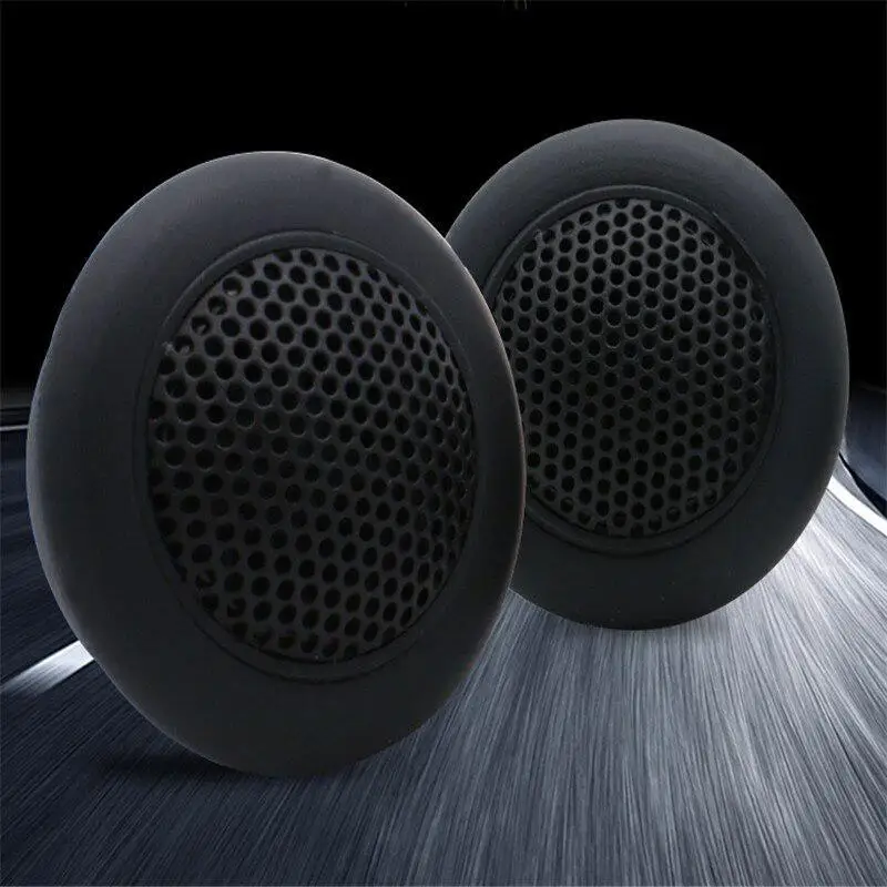 Universal Car Audio Horns Vehicle Tweeter 12-24V 10W 89db TS-T120 General Purpose Black Tweeter Auto Car Accessories