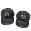 Couples Embroidery Dad Mom Baseball Caps For Men Women Fashion Black Washed Denim Snapback Cap Hip Hop Dad Hats Unisex Gorras 6