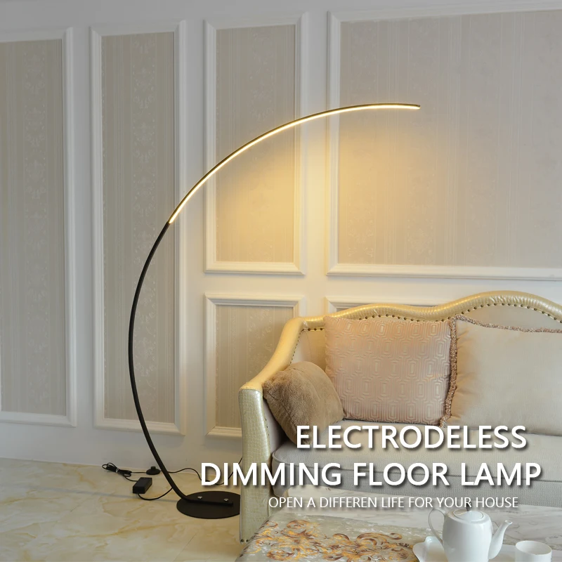 

Intelligent Control Dimming And Color Matching White Light Warm Light Remote Control Bedroom Living Room LED Floor Lamp