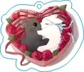 Мультяшный Tian Guan Ci Fu Xie Lian Hua Cheng акриловый милый брелок для ключей, брелок для ключей, женские детские брелоки Llavero, брелок для девочек из цинкового сплава - Цвет: 35