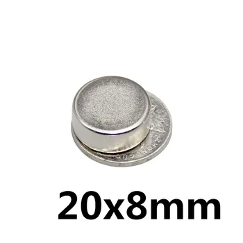 

1/3/5/10/20Pcs 20x8 N35 Round Magnets 20mmx8mm Neodymium Magnetic 20x8mm Permanent NdFeB Super Strong Powerful Magnet 20*8 mm