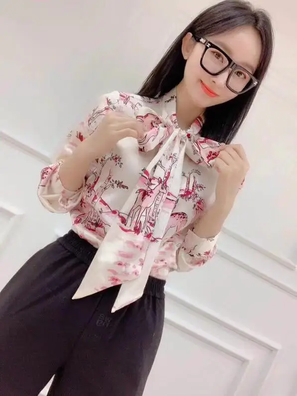 AH12152, модные женские блузки и рубашки,, Подиумные, Роскошные, известный бренд, Европейский дизайн, вечерние, стильная женская одежда
