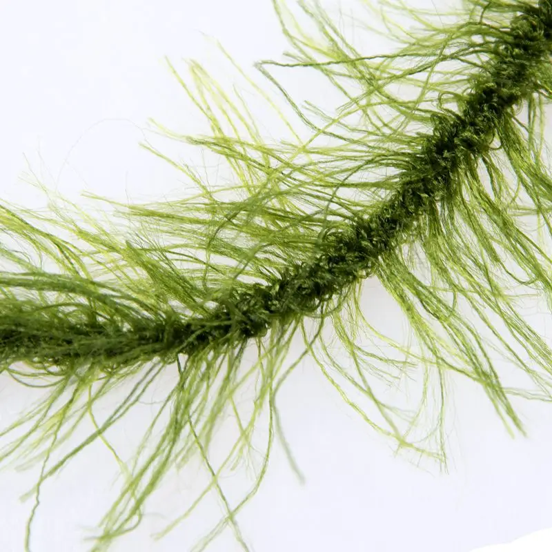 ABGZ-8 pcs Carp Fishing Accessories Ready Made Hair Rigs Terminal Tackle with Hook and Weed Line 20cm Length Hook Size 6