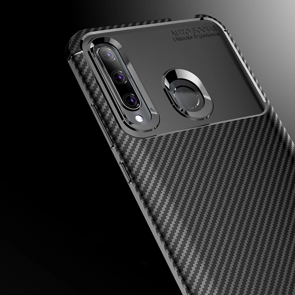 Для Honor 9X9 X Премиум чехол Роскошный чехол из углеродного волокна противоударный матовый чехол для телефона для huawei Honor 9X STK-LX1Cover гибкий бампер