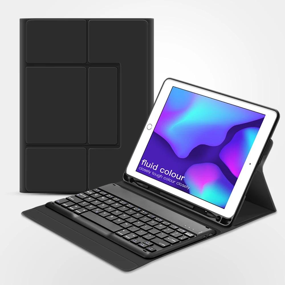 Для iPad Air 3 iPad Pro 10," Американский планшет, 7 цветов, с подсветкой, Bluetooth, чехол с клавиатурой, кожаный чехол, держатель ручки