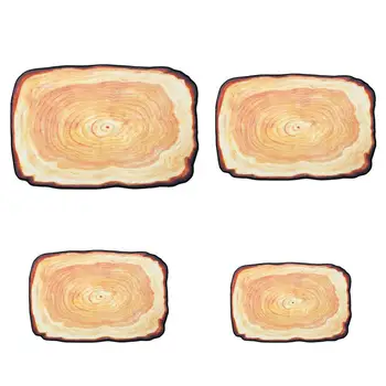 

Mat Bathroom Mat Floor Mat Repeatable Environmental Skid Resistant Rectangle Nylon Tree Rings Kitchen Sofa Bedroom Living Room