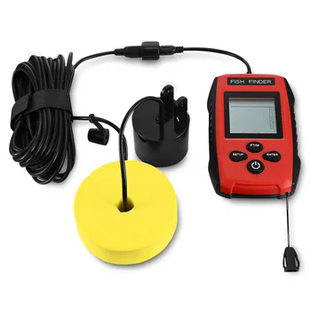 

Bobing 45° 100M 200 KHz Sonar Beam LCD Screen IPX4 Waterproof Fish Finder Alarm Portable Fish Tracer Fishing Tool Sea Fishing