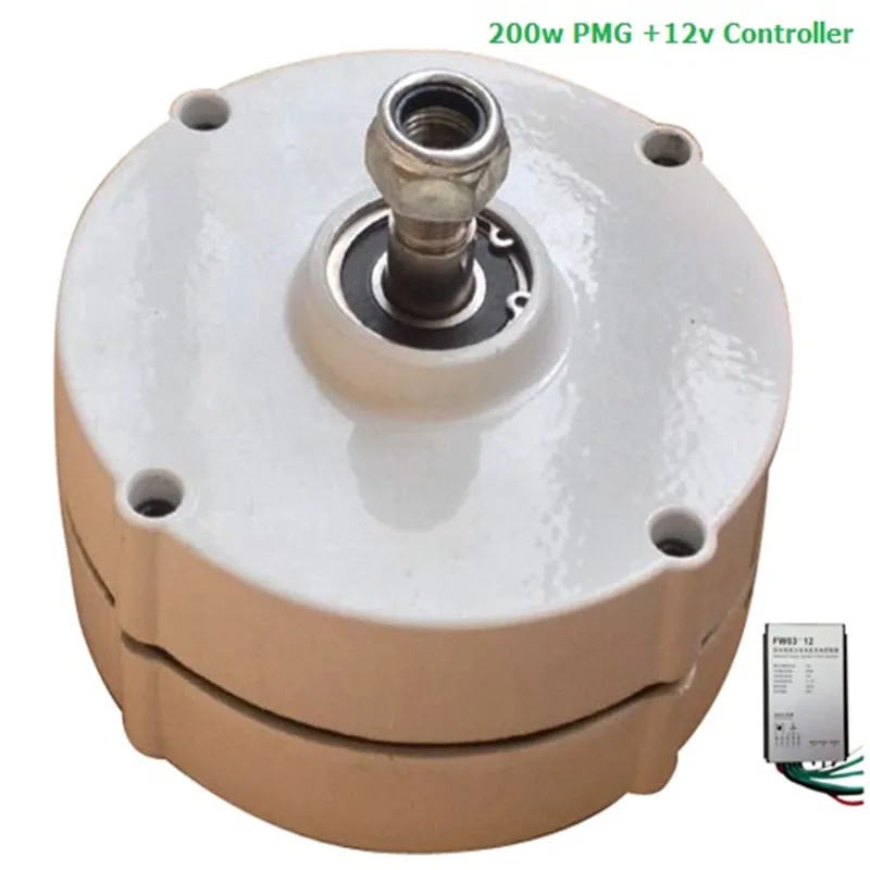 

2019 Free shipping AC 12v 24v 300w Permanent Magnet Generator with waterproof DC controller