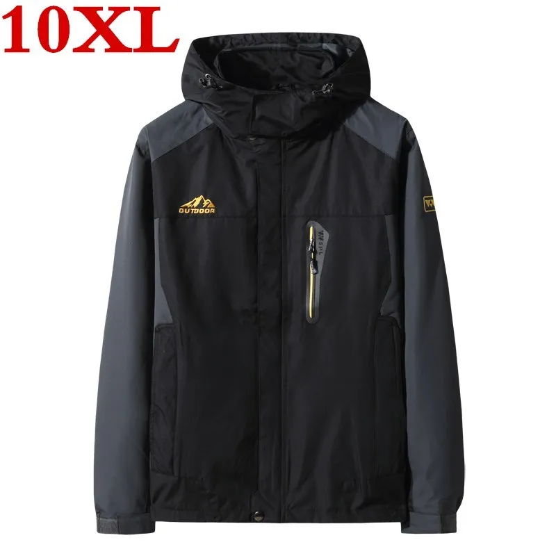 10XL 8XL 7XL 6XL 5XL plus size New Men's Casual Jackets Man's Army Waterproof Coats Male Jacket Breathable Windproof Raincoat |