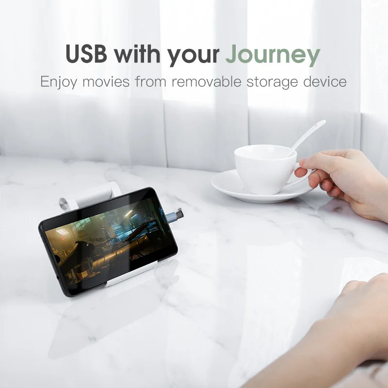 KUULAA USB C адаптер типа OTG C на кабель зарядного устройства микро-usb конвертер для Macbook Pro samsung Galaxy S10 S9 huawei type-C USB OTG
