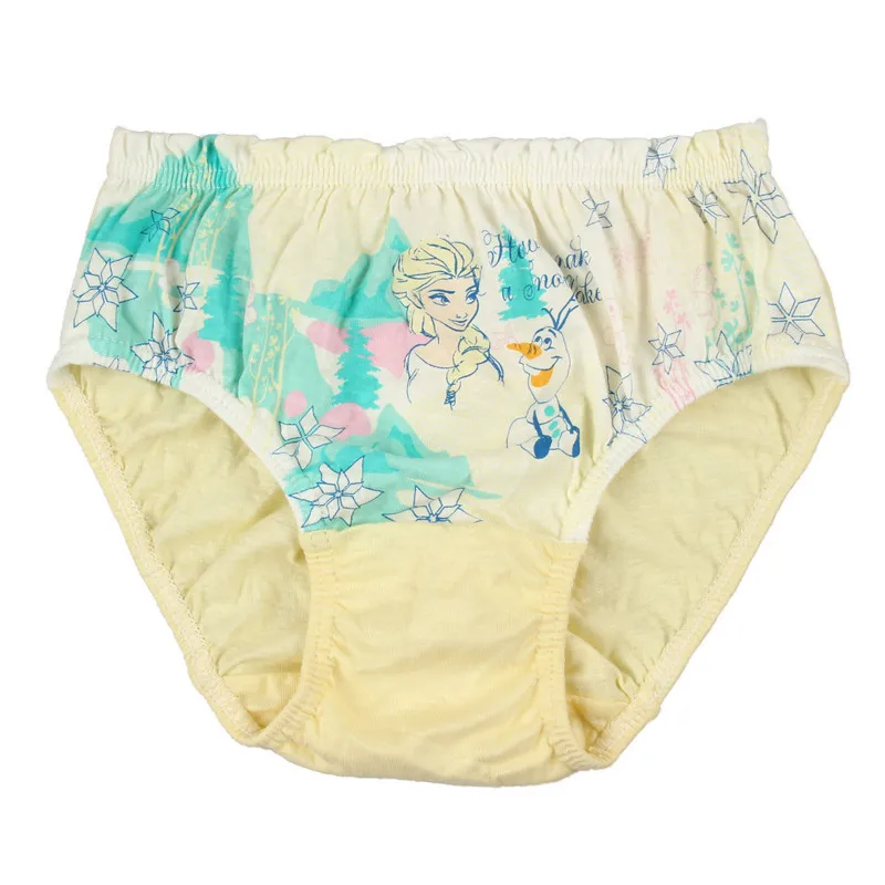 Girls Underwear Panties Underpants Disney Frozen Princess Girl Short Briefs Cute Cotton Panties Kids Underwear 5pcs/set