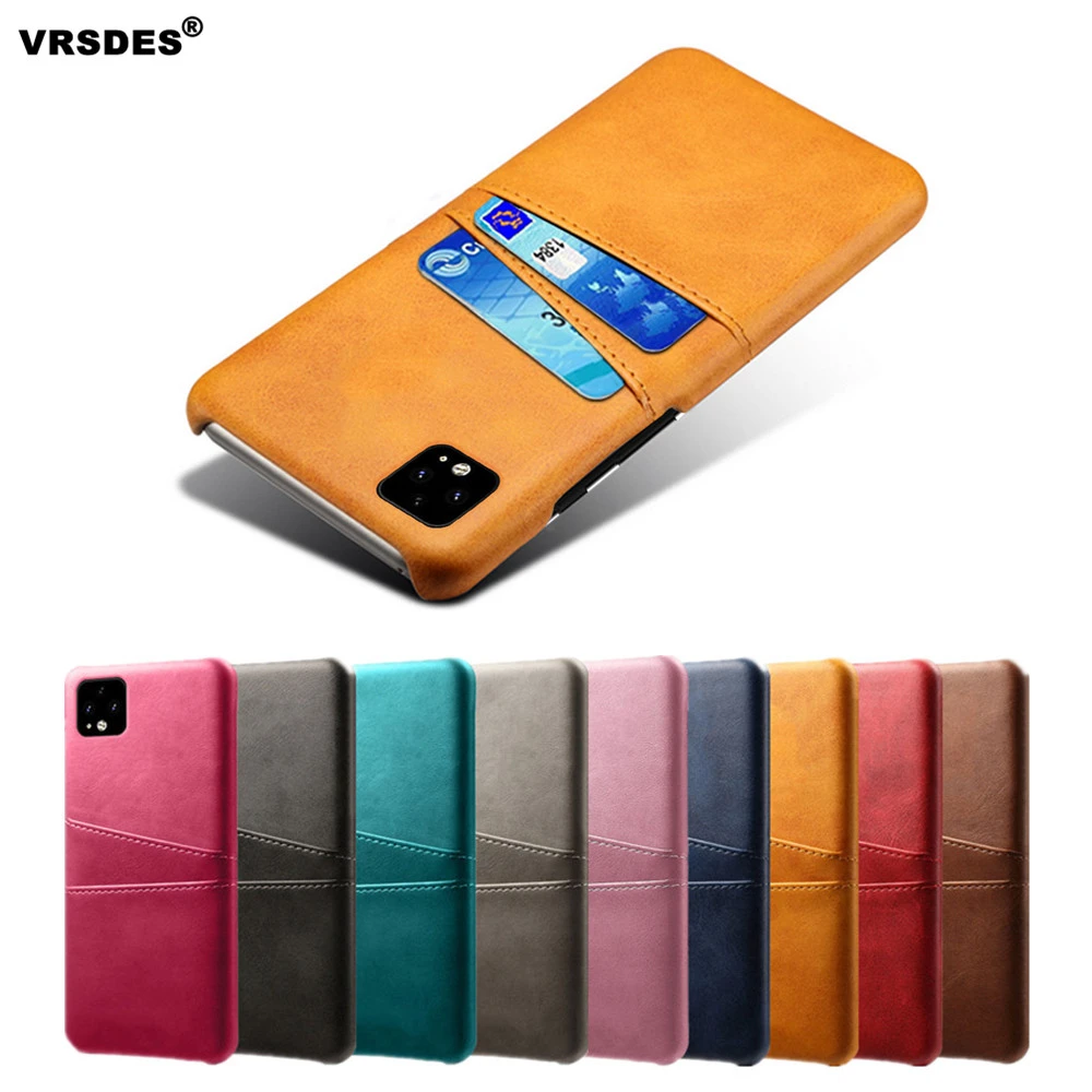 Funda de negocios para Google Nexus 5 Pixel 4 3A 3 2 XL, carcasa con ranuras para tarjetas, Funda de cuero PU + PC para Google Pixel 4 3A 3 Nexus 5|Fundas antigolpes para teléfono| - AliExpress