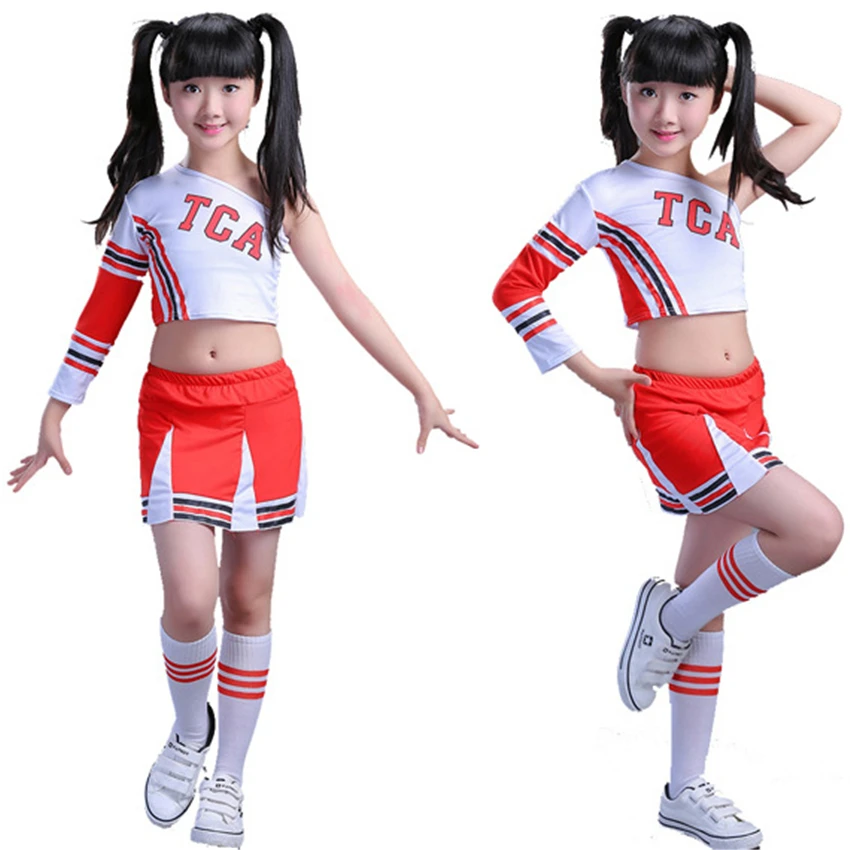Школьная форма для детей танцевальный костюм черлидеров гимнастический бальный
