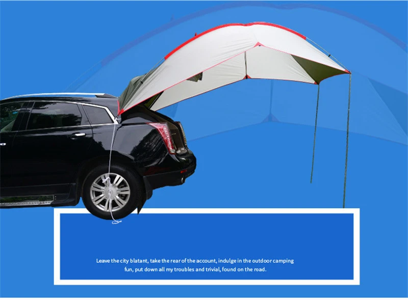 Outdoor Folding Car Tent Camping Shelter Anti-UV Garden Fishing Waterproof Car Awning Tent Picnic Sun Shelter Beach 5-8 Persons (2)