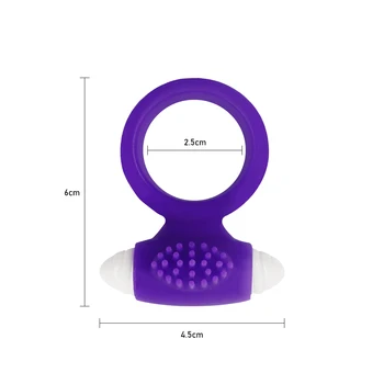 EXVOID Silicone Cock Vibrating Ring Delay Ejacualtion Clitoris Stimulate Vibrators Sex Toys for Men Penis Vibrator Ring Sex Shop 4