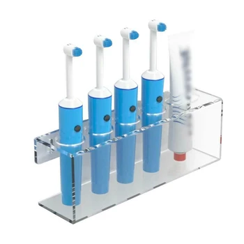 

Wall Mounted Electric Toothbrush Storage Rack Bathroom Acrylic Toothpaste Holder Buco Dello Spazzolino Da Denti