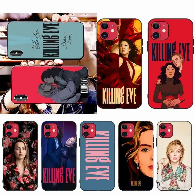 HUAGETOP Killing Eve мягкий чехол для телефона iPhone 11 pro XS MAX 8 7 6 6S Plus X 5S SE 2020 XR | Мобильные