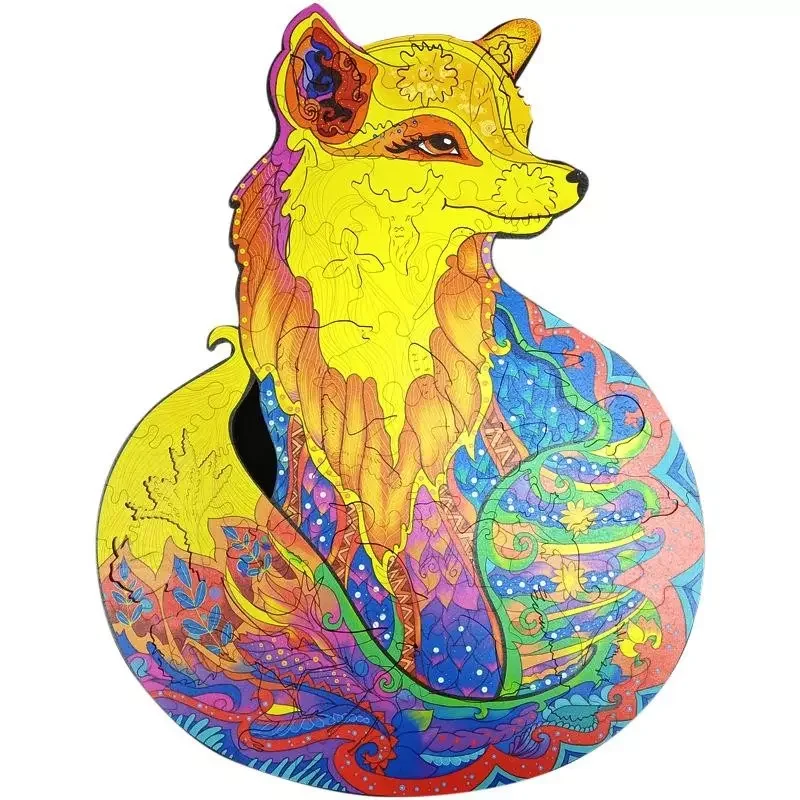 

DIY Wooden Puzzle For Adults Children Wooden Puzzles Each Piece Is Animal Shaped The best Christmas Gift Wooden Jigsaw Puzzle