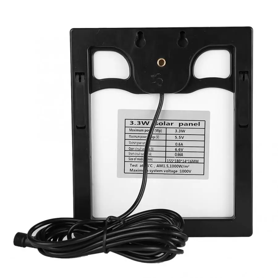 1080P HD IP66 Waterproof WIFI IR Intercome PIR Camera with 3.3W Solar Panel Security Surveillance