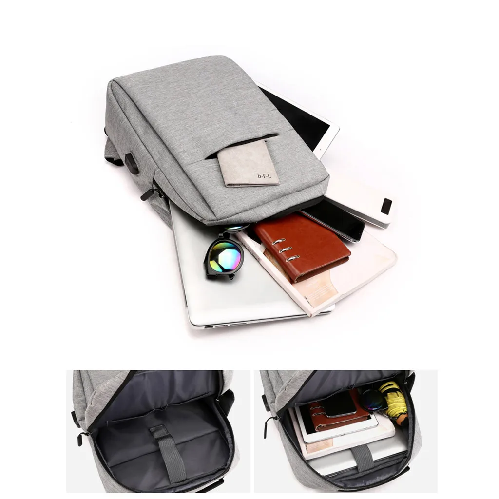 Laptop Usb Backpack School Bag Rucksack Anti Theft Men Backbag Travel Daypacks Male Leisure Backpack Computer Bag Mochila#801
