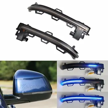 

Led Dynamic Side Mirror Blinker Light - Smoked Lens Sequential Side Mirror Blinker Turn Signal Light For Bmw X3 X4 X5 X6 F25 Lci