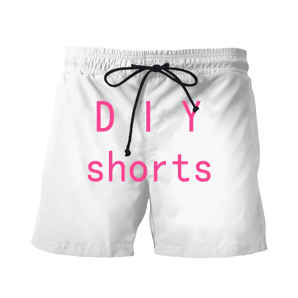 DIY Shorts Лидер продаж DIY Настроить повседневные мужские шорты тренажерный зал спортивные штаны для бега 3D печать пользовательские хип хоп Короткие унисекс фитнес одежда уличная - Цвет: DIY Shorts