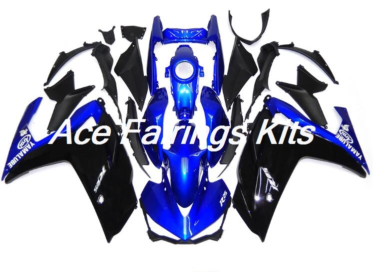 4 подарка YZF R3 R25 ABS впрыска обтекателя комплект для Yamaha YZFR3 YZFR25 полный набор обтекателей обвесов Cowling синий черный