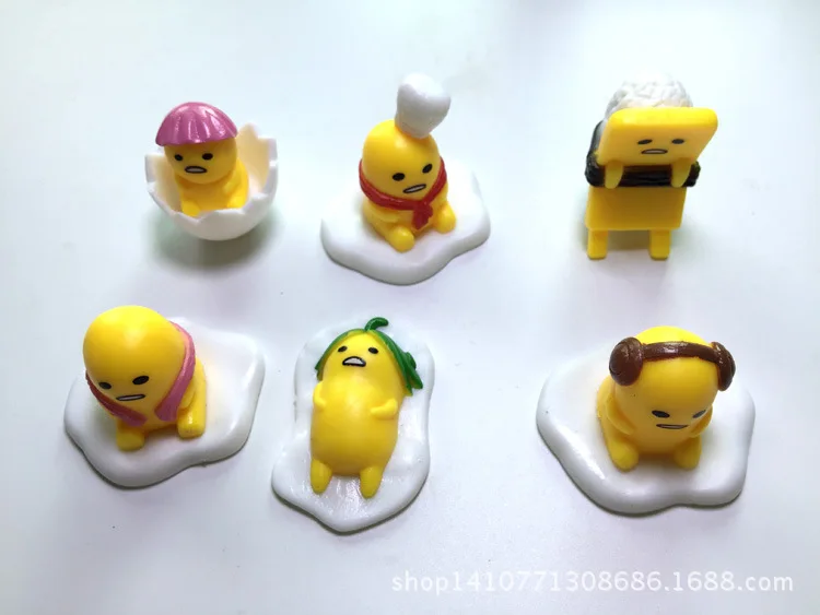 6-Yolk King Garage Kit Lazy Egg King Brother мини-модель украшения