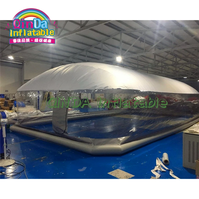 Надувной бассейн купол палатка пылезащитный Зимний водонепроницаемый надувной бассейн потолок пузырь купол палатка