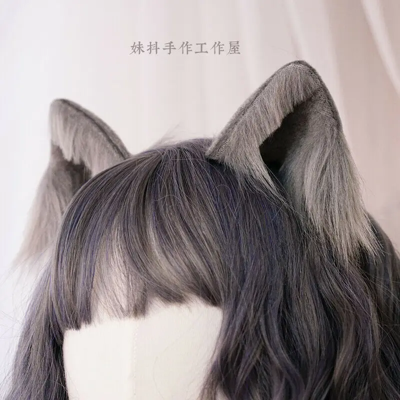 Плюшевые Nekomimi кошачьи уши Kemonomimi волосы "Лолита" Аксессуары для косплея ручной работы реквизит подарки