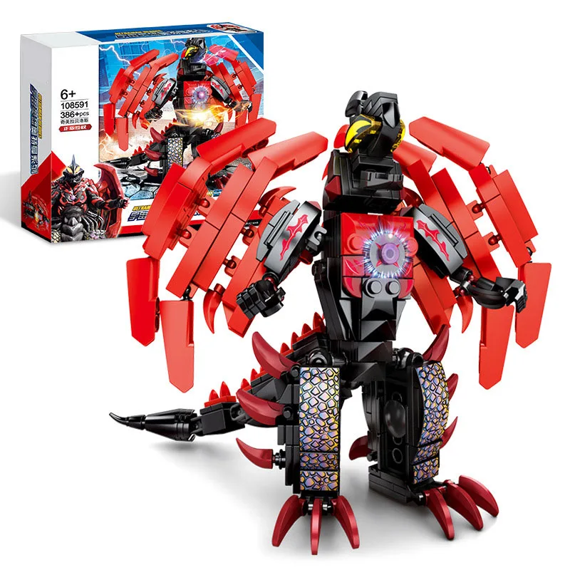 

SLPF Toys For Children Ultraman Role Model Kits Boys Diy Educational Assembled Building Block Bricks Kids Birthday Gift Toy T09