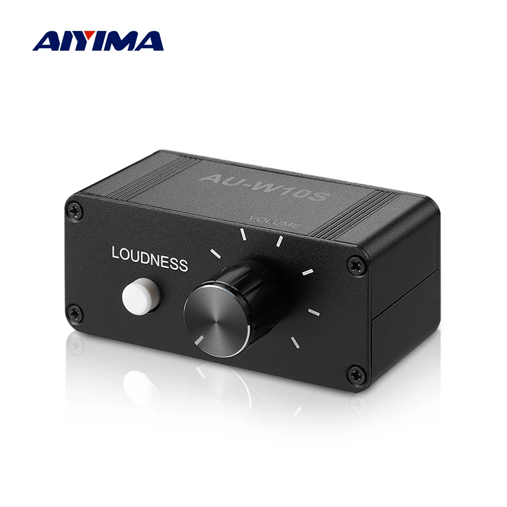 AIYIMA Mini Audio Portable Pre Amplifier DIY Home Theater Preamp Hifi Stereo Preamplifier RCA 3