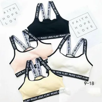 

Bras Without Steel Rings Girls Developmental Bra Students Bandeau Beauty Vest Students Sports Underwear training bra