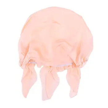 

Mulberry Silk Night Sleeping Cap Long Hair Bonnet Smooth Soft Hat for Women Girls(Pink)