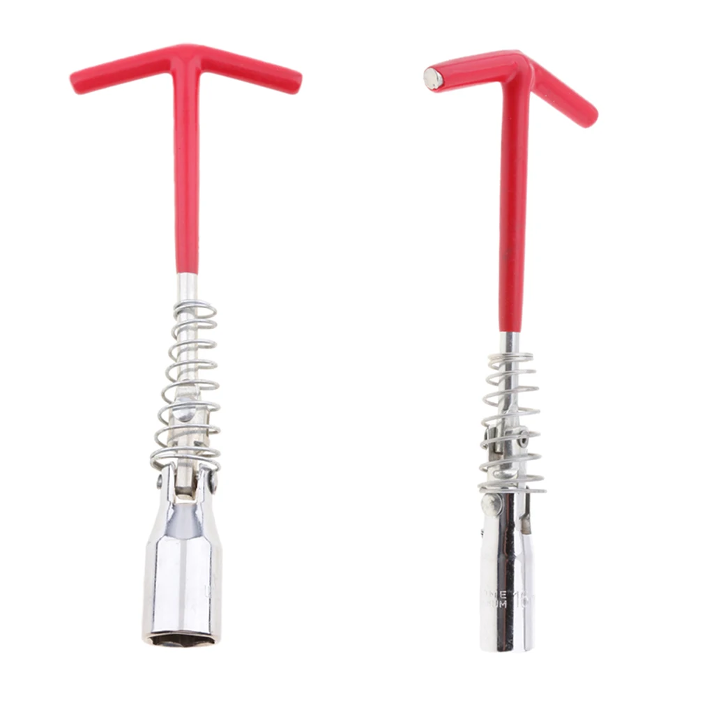 2x 16mm+21mm Motorcycle Auto Car Spark Plug Wrench Removal Tool Socket