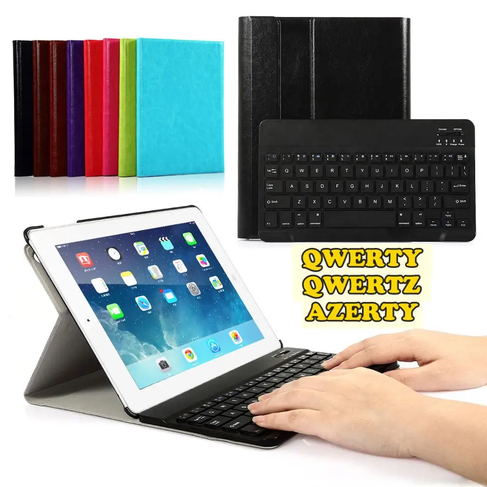 

For iPad 2 iPad 3 iPad 4 Bluetooth Keyboard Folio Case A1395 A1396 A1436 A1430 A1458 A1459 A1460