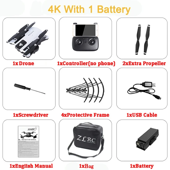SG900 X192 gps Квадрокоптер с 720 P/4 K HD камерой Rc вертолет gps фиксированная точка wifi FPV дроны следуем за мной режим vs Hubsan H501s - Цвет: 4K White 1B Bag