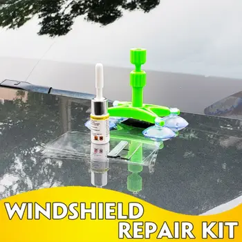 

Car Cracked Glass Windscreen Repair Kit DIY Window Glass Scratches Restore Tool