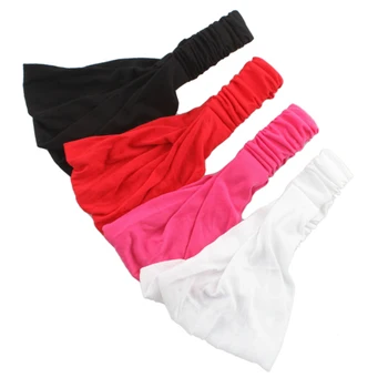 

Female Elastic Sports Wide Hair Band Outdoor Running Headscarf Casual Yoga Headband Clothing Accessories Leisure yoga headband