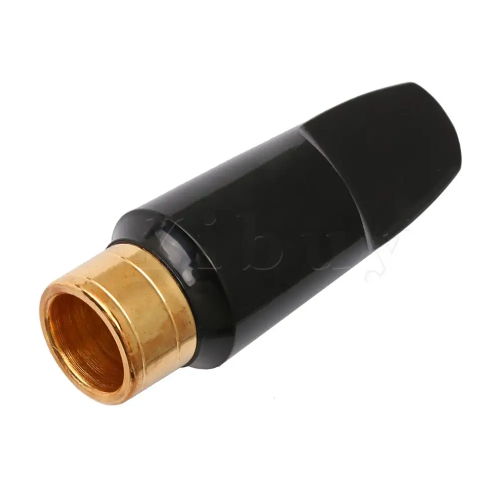 Yibuy Черный ABS альт саксофон мундштук музыкальные части шириной 2,8 см