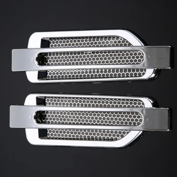 

Cover Car Decoration Car Decoration Flow Fender Grid Sticker 2pcs Fine