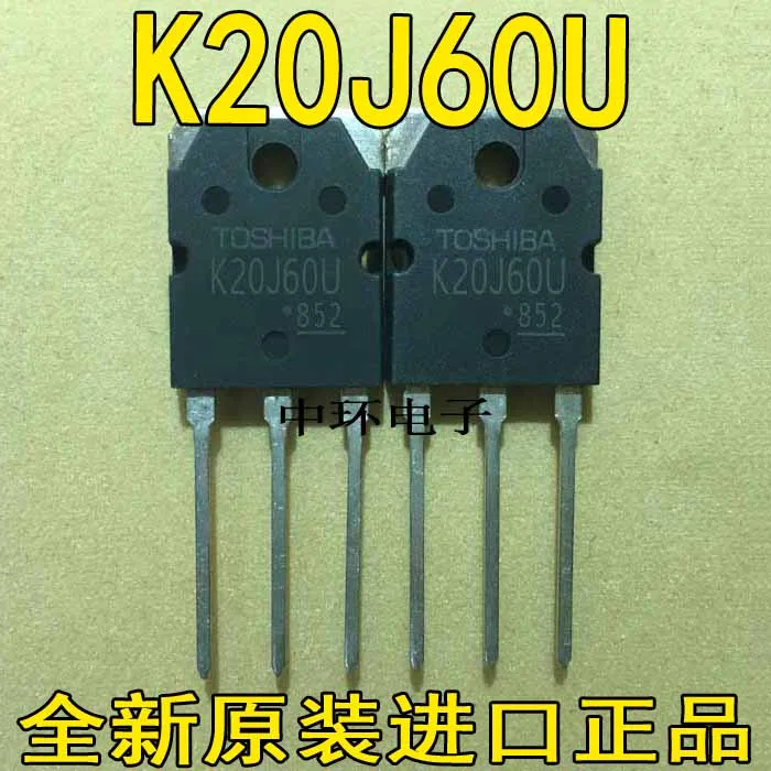 

10pcs/lot K20J60U TK20J60U 20A 600V