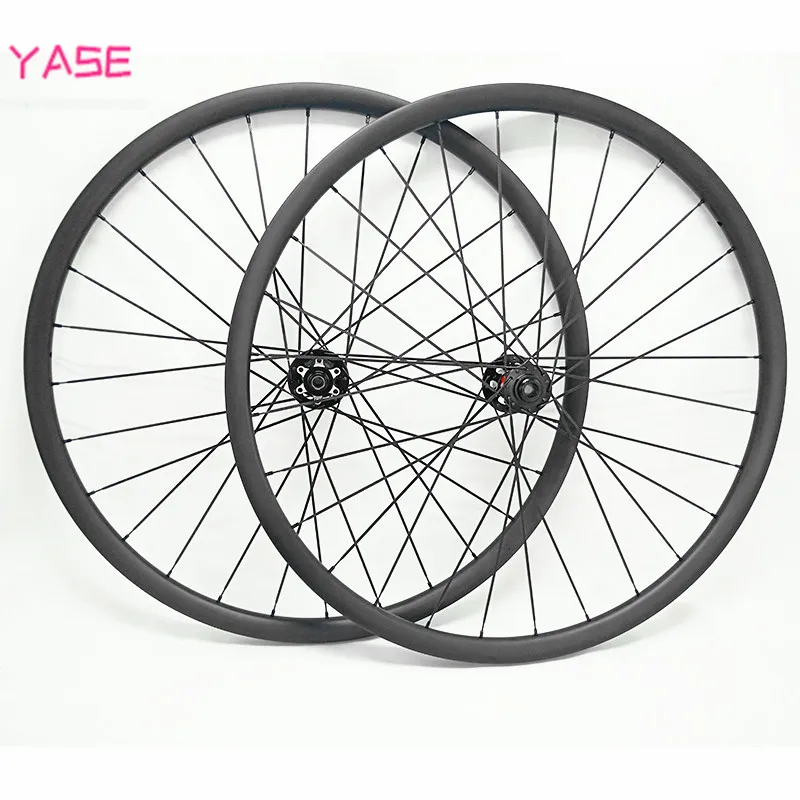 YASE 29er carbon mtb disc wheels XC 38.5x28mm Asymmerty tubeless bicycle wheelset NOVATEC D791SB-D792SB 100x15 142x12 bike wheel | Спорт и