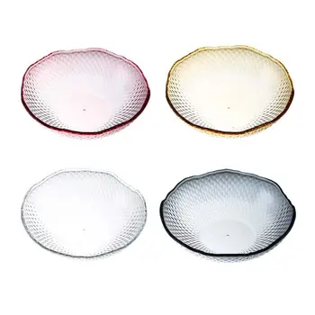 

Plastic Fruit Snack Candy Bowl Dish Serving Tray Creative Wave Plate Container serve snacks and sweets 23x7cm