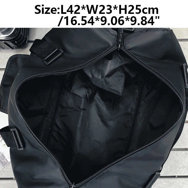 Outdoor Waterproof Nylon Sports Gym Bags Men Women Training Fitness Travel Handbag Yoga Mat Sport Bag with shoes Compartment