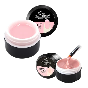 

ABVP Francheska 2 Pcs Camouflage Gel Builder Gel Quickly Uv Builder Gel Soak Off Nail Extension Jelly Poly 10 Colors Clear Pink